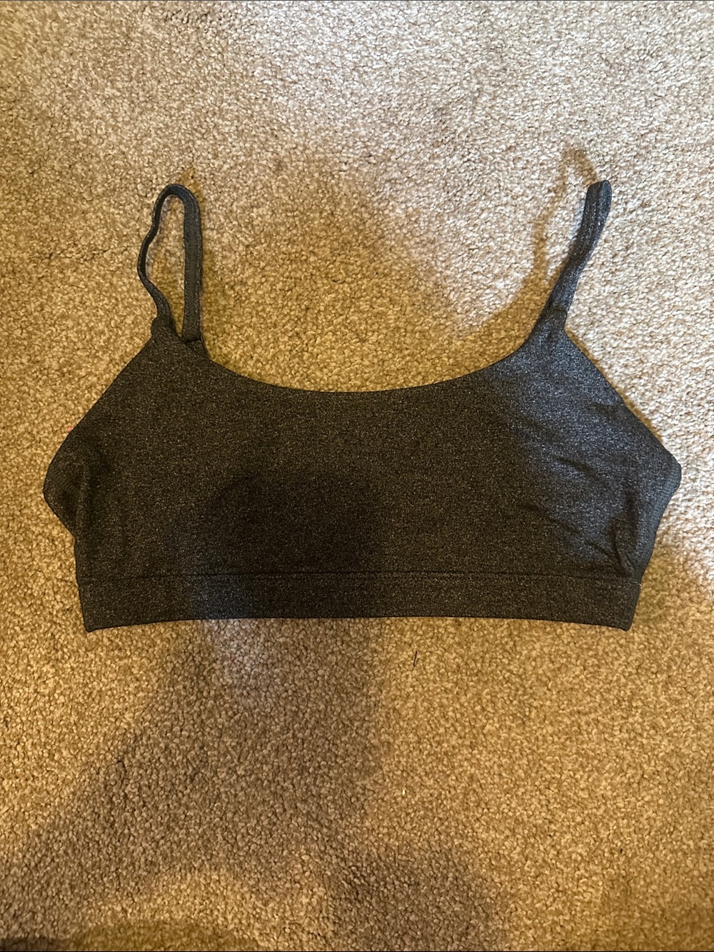 J. Crew x New Balance Heather Gray Sports Bra Sz S